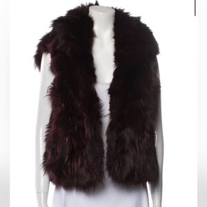 Fur vest Adrienne landau